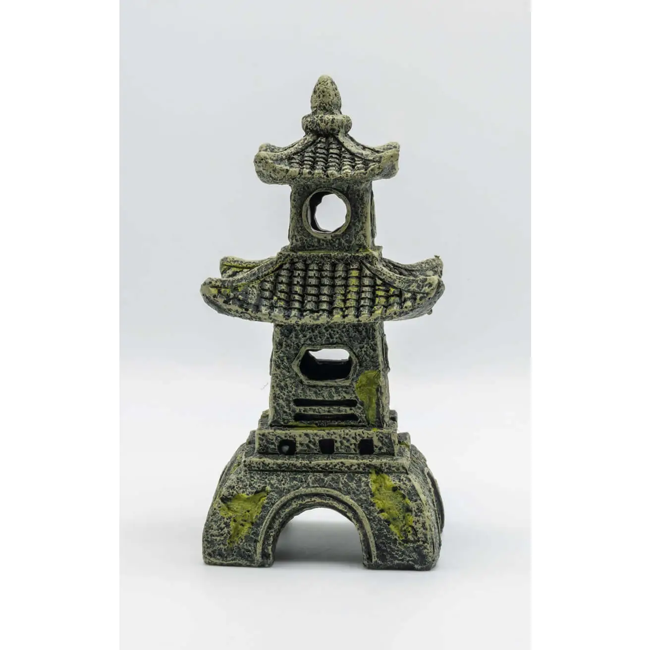 AquaSpectra Sunken Pagoda 2 Tier 11x11x16cm