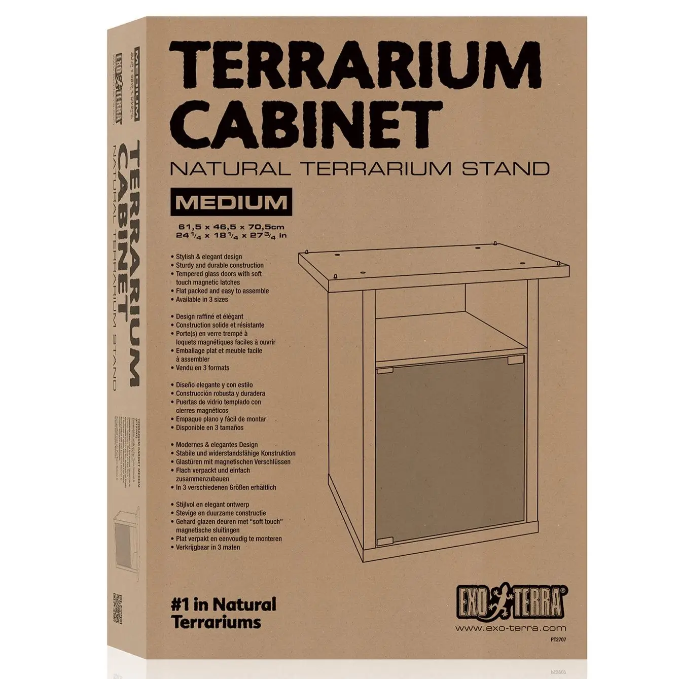 Exo Terra Terrarium Cabinet Black - Image 8