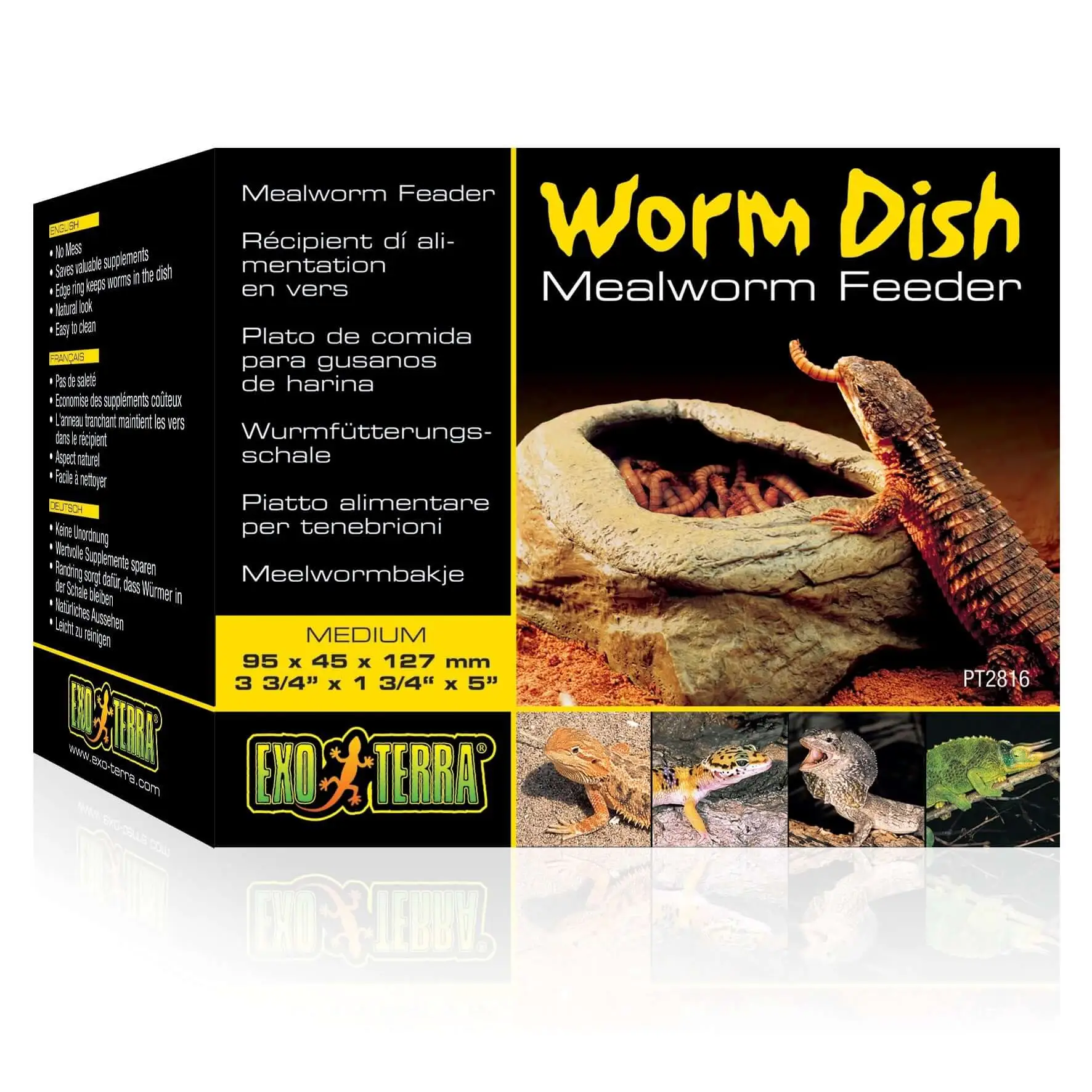 Exo Terra Worm Dish Mealworm Feeder - Image 3