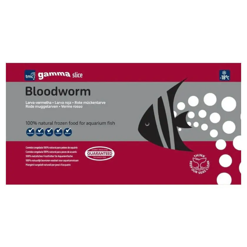 Gamma Frozen Slice Concentrated Bloodworm 250g