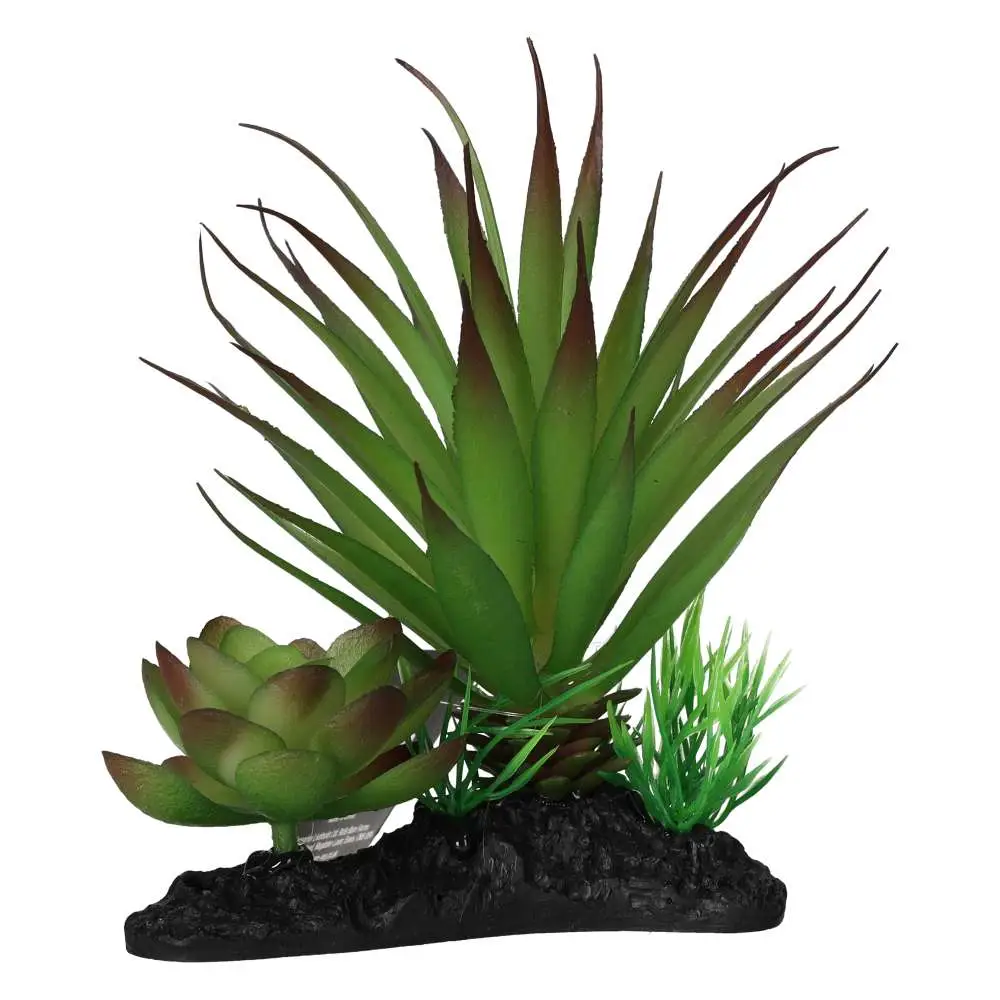 ProRep Articial Agave Plant on Log - Image 3