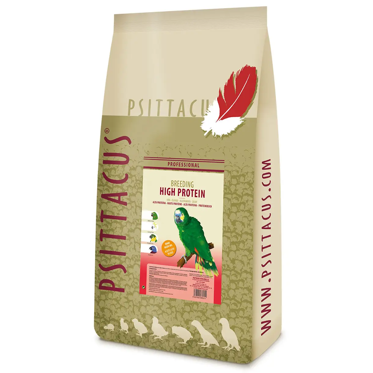 Psittacus High Protein Breeding 12kg