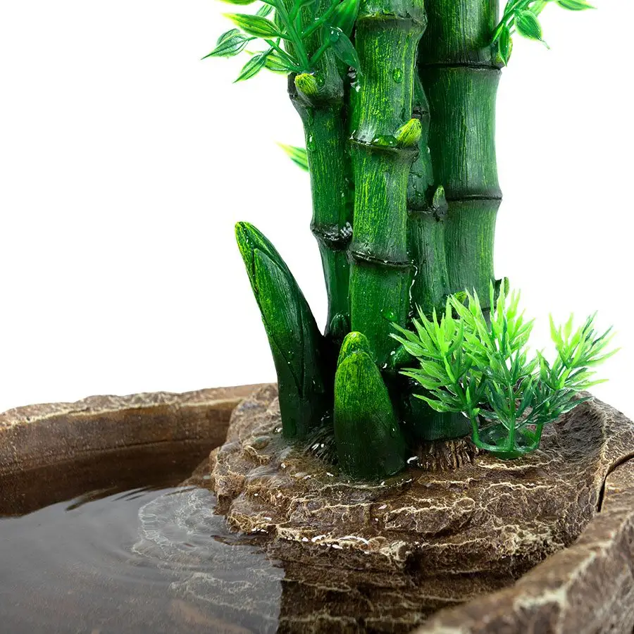ReptiZoo 2in1 Height Adjustable Bamboo Plant Dripper - Image 4