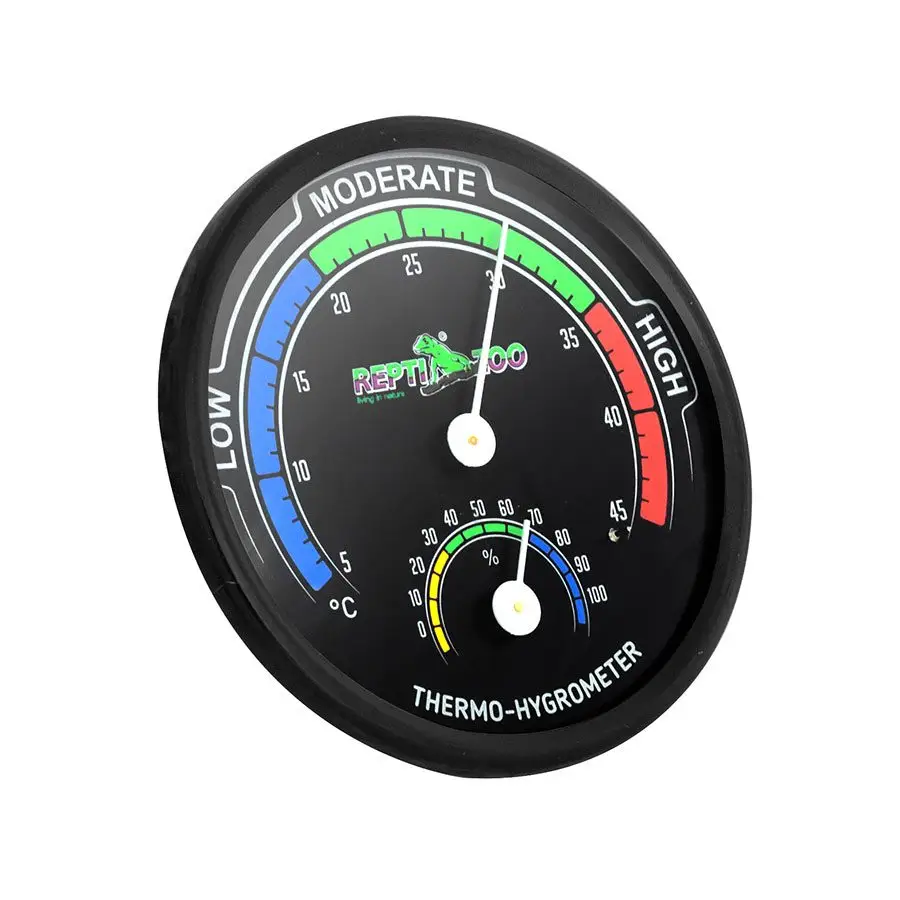 ReptiZoo Dial Thermo-Hygrometer Glow-In-Dark - Image 4