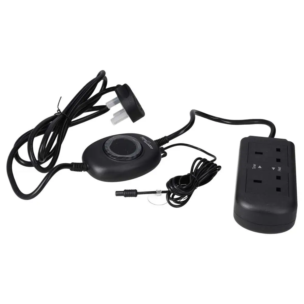 ReptiZoo Dual Plug Dimming Thermostat & Timer 300w - Image 3