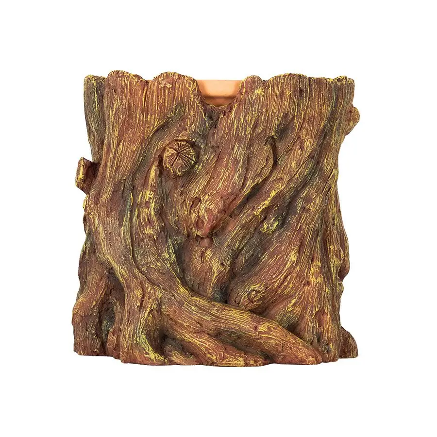 ReptiZoo Humid Tree Stump Hideout and Dish - Image 5