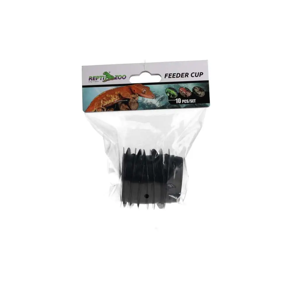 ReptiZoo Spare Feeder Dishes 10-Pack