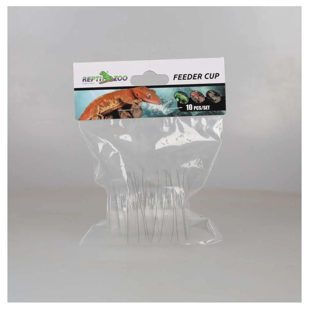 ReptiZoo Spare Feeder Dishes 10-Pack - Image 4