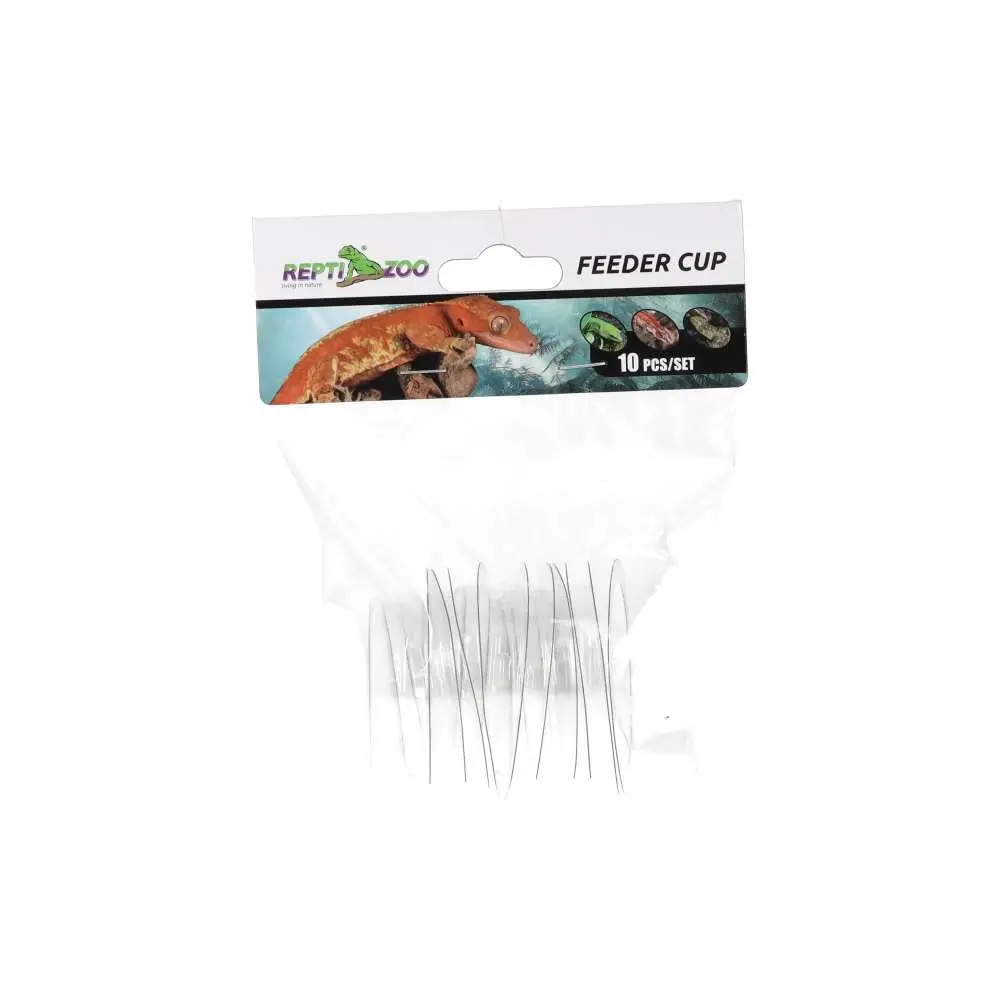 ReptiZoo Spare Feeder Dishes 10-Pack - Image 5