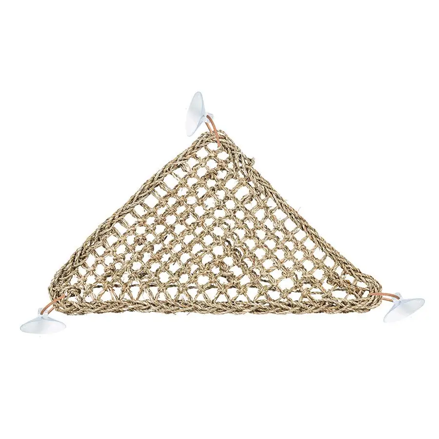 ReptiZoo Straw Triangular Weaving Hammock - Image 3