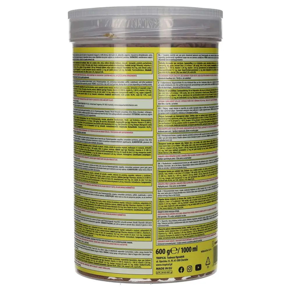 Tropical Carnivore Fish Food - Image 2