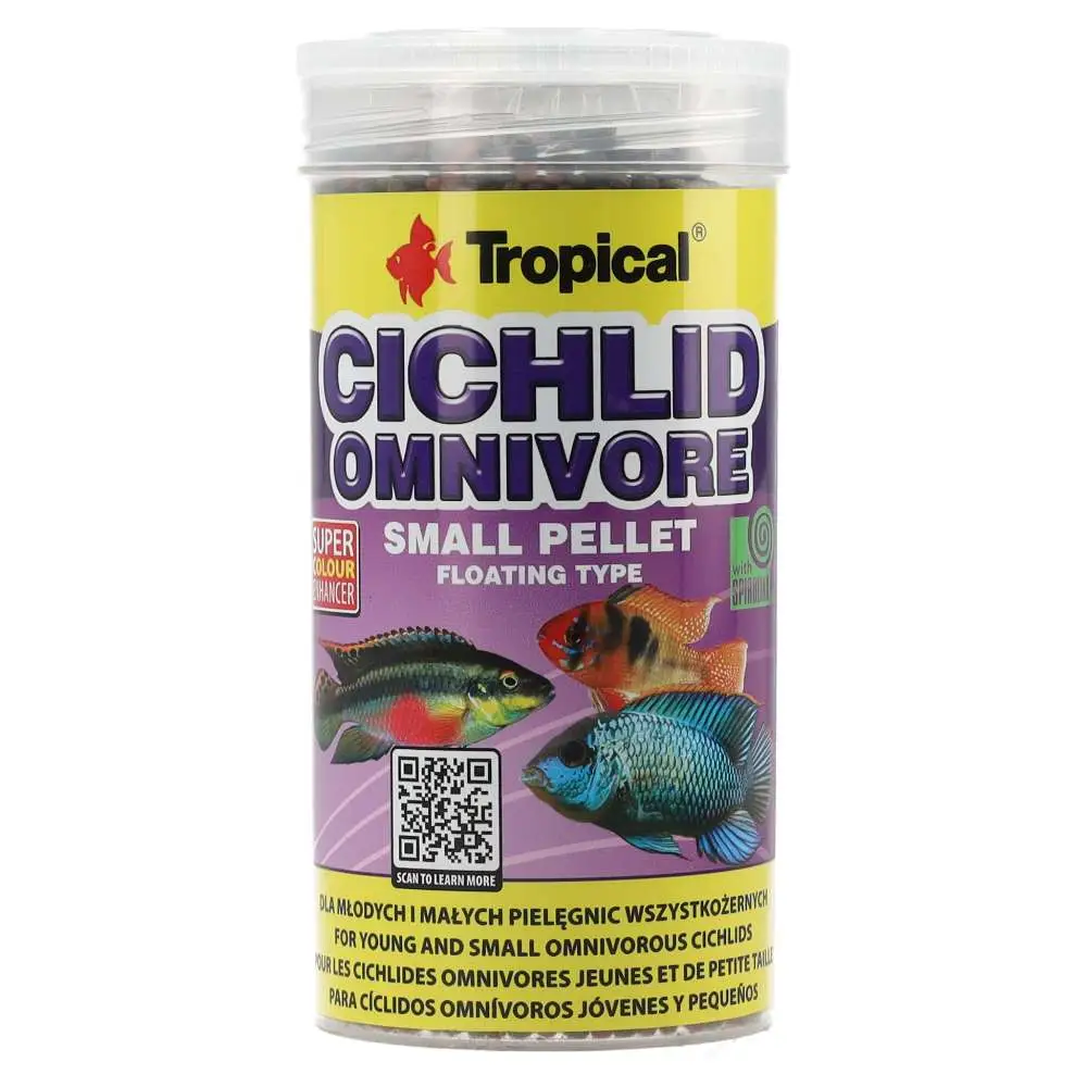 Tropical Cichlid Omnivore Small Pellet