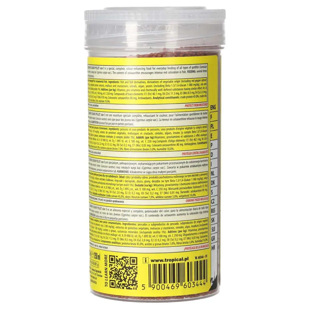 Tropical Goldfish Colour Pellets - Image 3