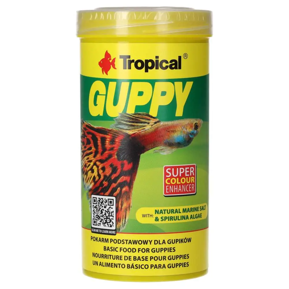 Tropical Guppy Fish Flakes