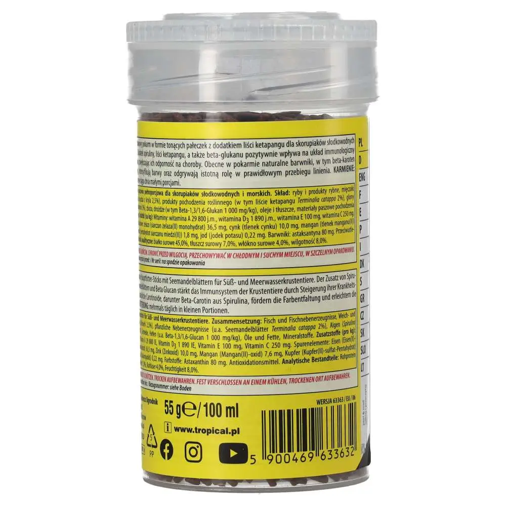 Tropical Shrimp Sticks 55g - Image 2