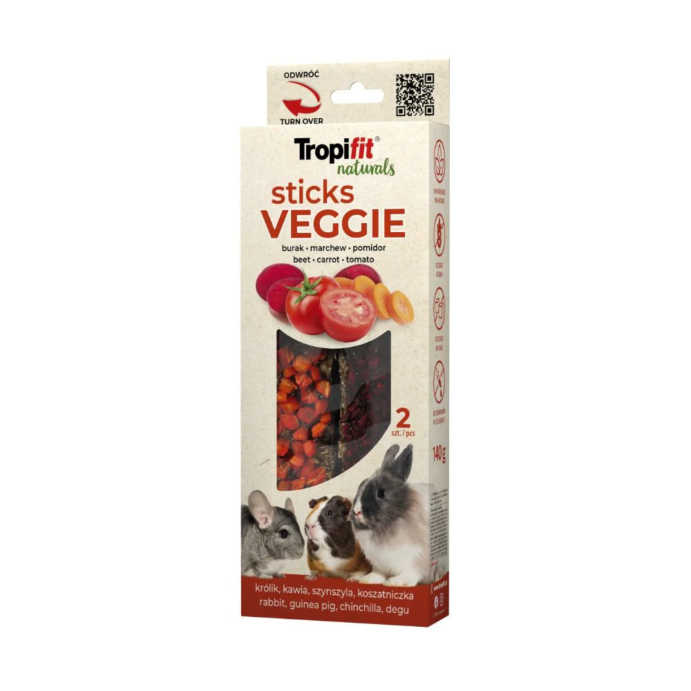 Tropifit Naturals Sticks Veggie 140g