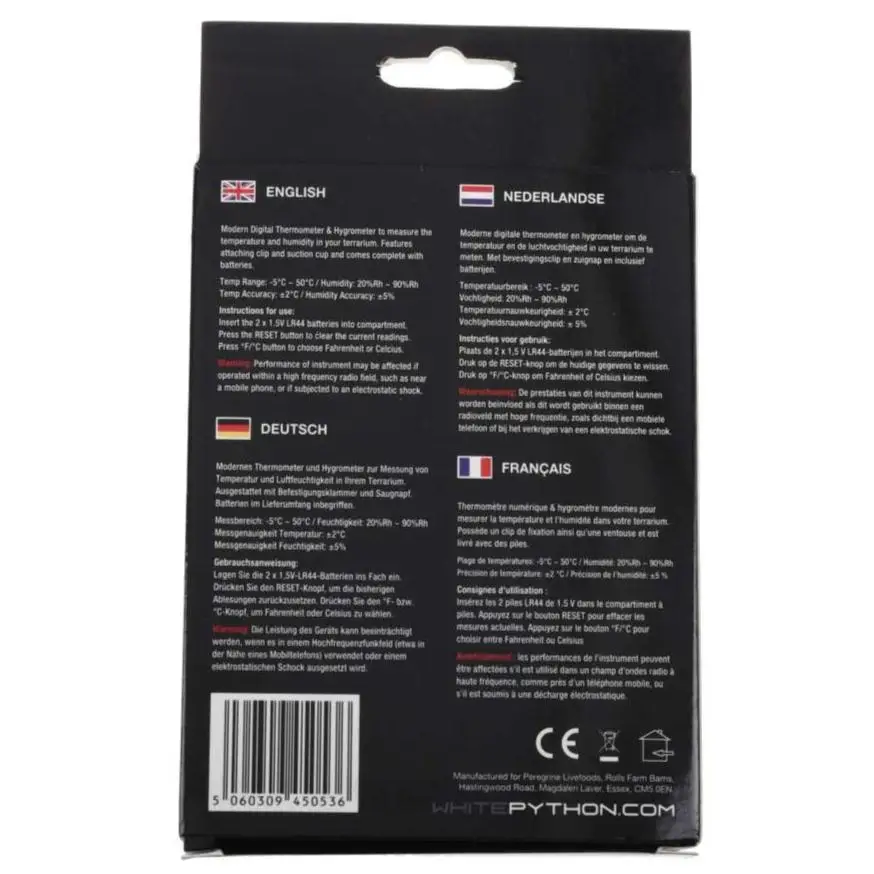 White Python Digital Max / Min Thermometer - Image 4